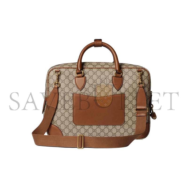 GUCCI GG EMBLEM MEDIUM BRIEFCASE 821149 (40*30*6cm)